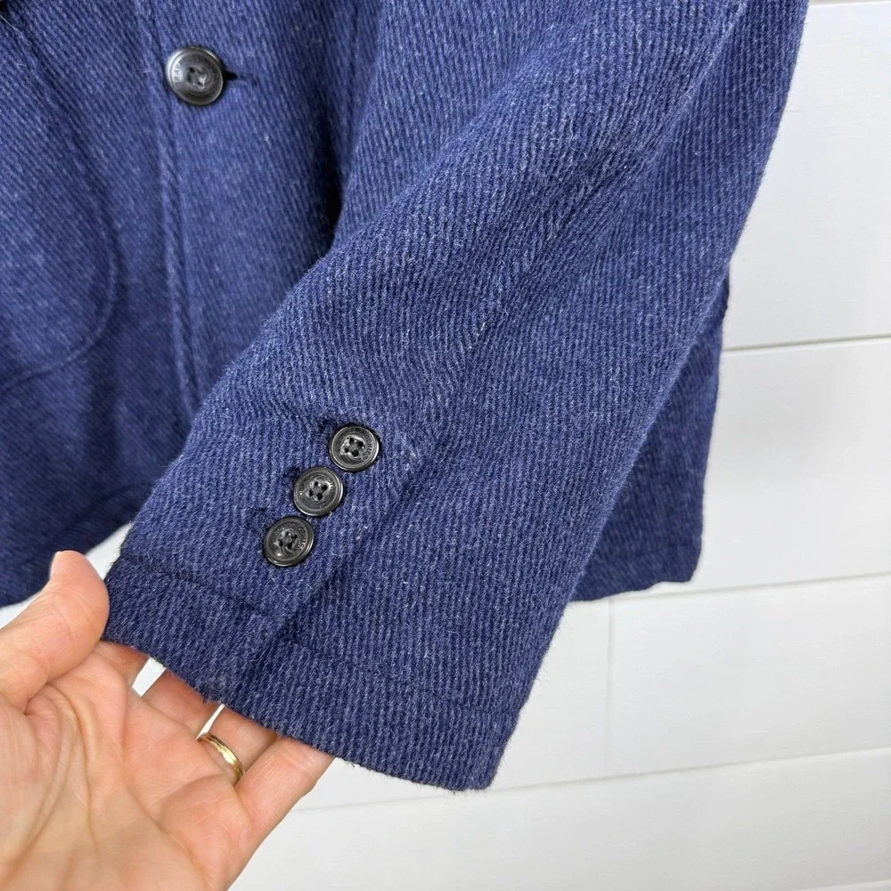 GRAYERS HOLDEN Navy Wool Blazer Jacket‎ MEN XXL LUXURY LOOP COLLAR